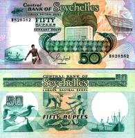 **50 Rupií Seychely 1989, P34 UNC - Kliknutím na obrázok zatvorte -